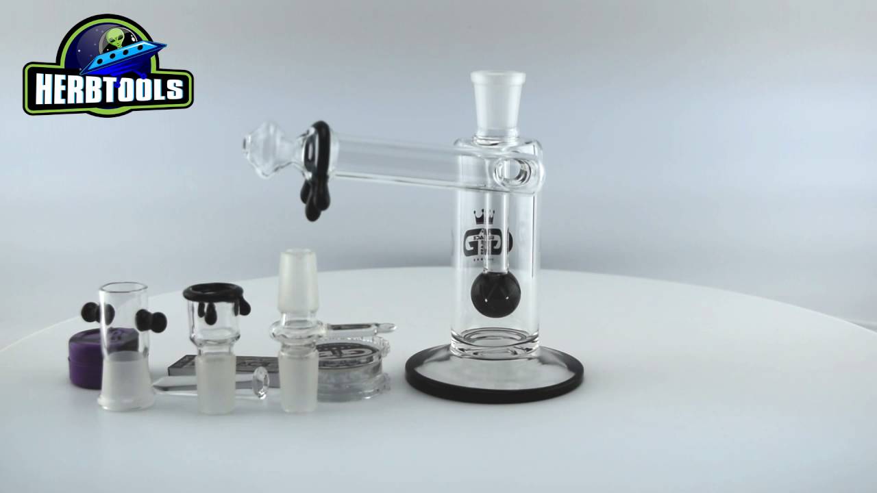GRACE GLASS SIDECAR 2-IN-1 HERB & OIL BONG [HD] [HERBTOOLS]