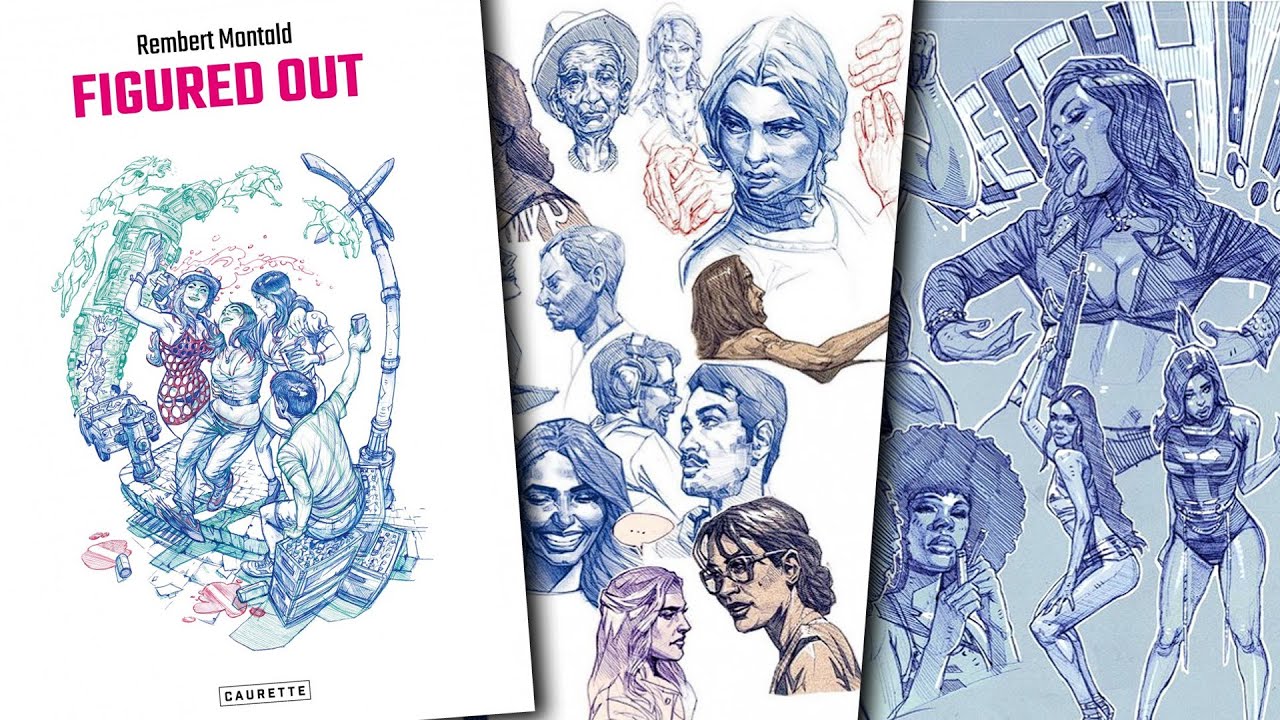 Rembert Montald🔥Figured Out sketchbook: Video game artist sketchbook, ballpoint pen & Life Drawing