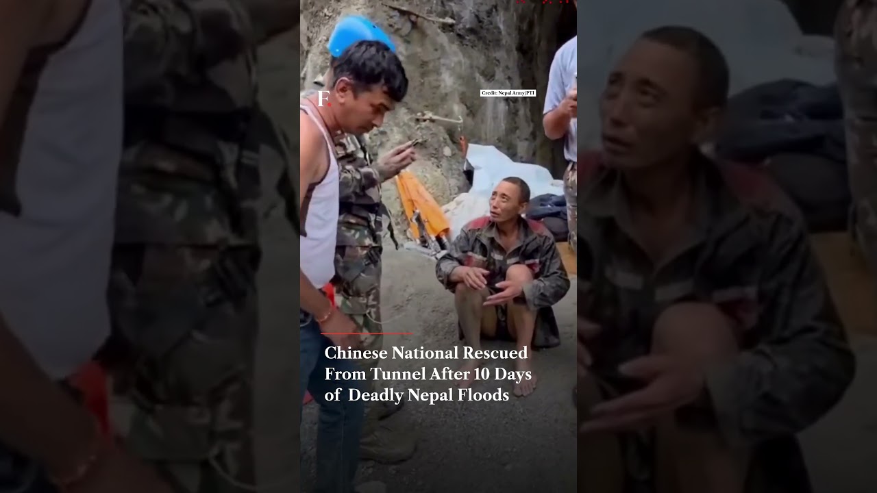 Chinese National Rescued From Tunnel After 10 Days Of Nepal Floods | N18G