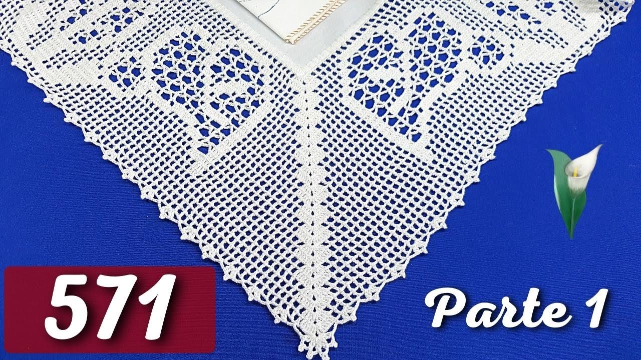 Puntilla de ALCATRACES (20 cm de ancho) | PUNTILLA PARA MANTEL | Puntillas Maribel 571