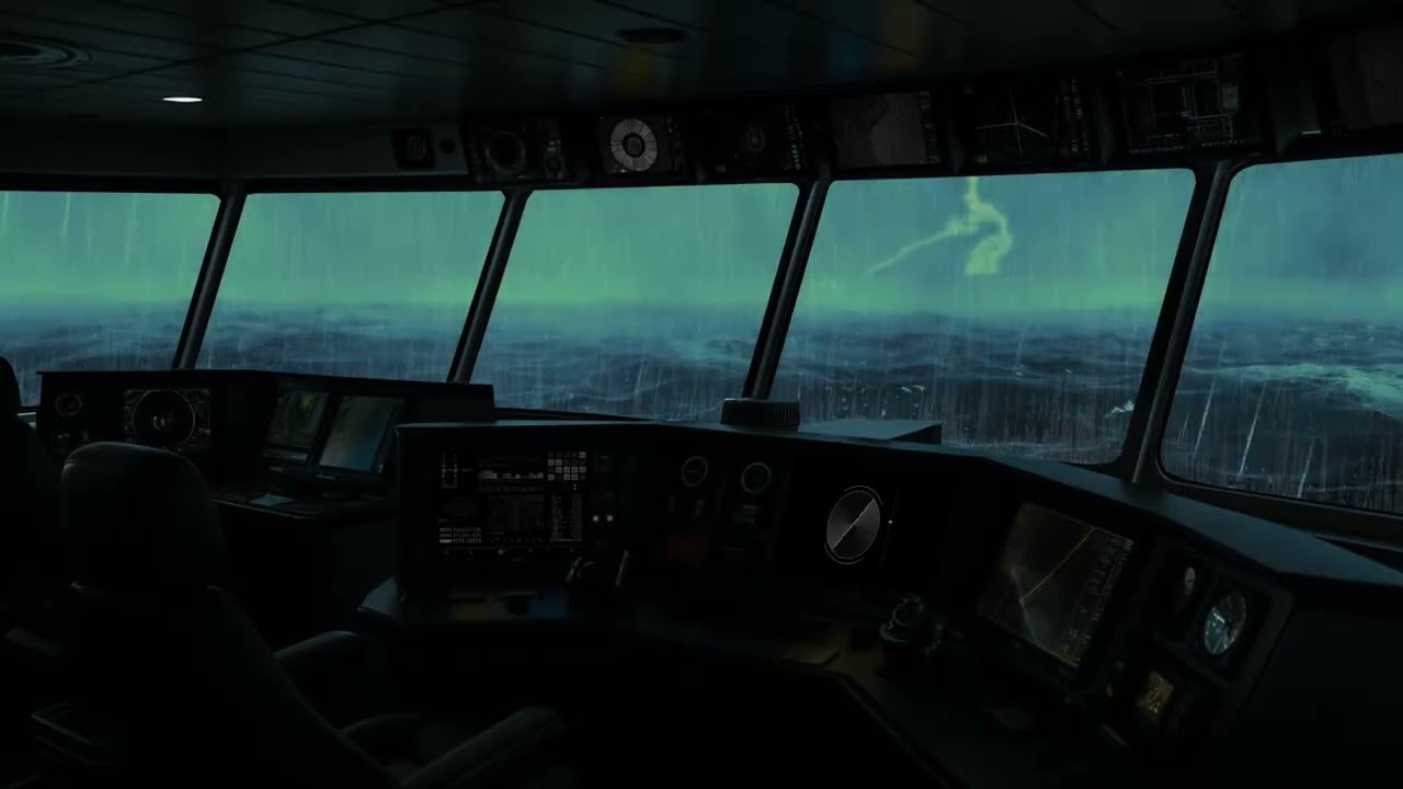 Calm Your Mind with a Stormy Sea | Heavy Rain and Ocean Waves to Relieve Stress