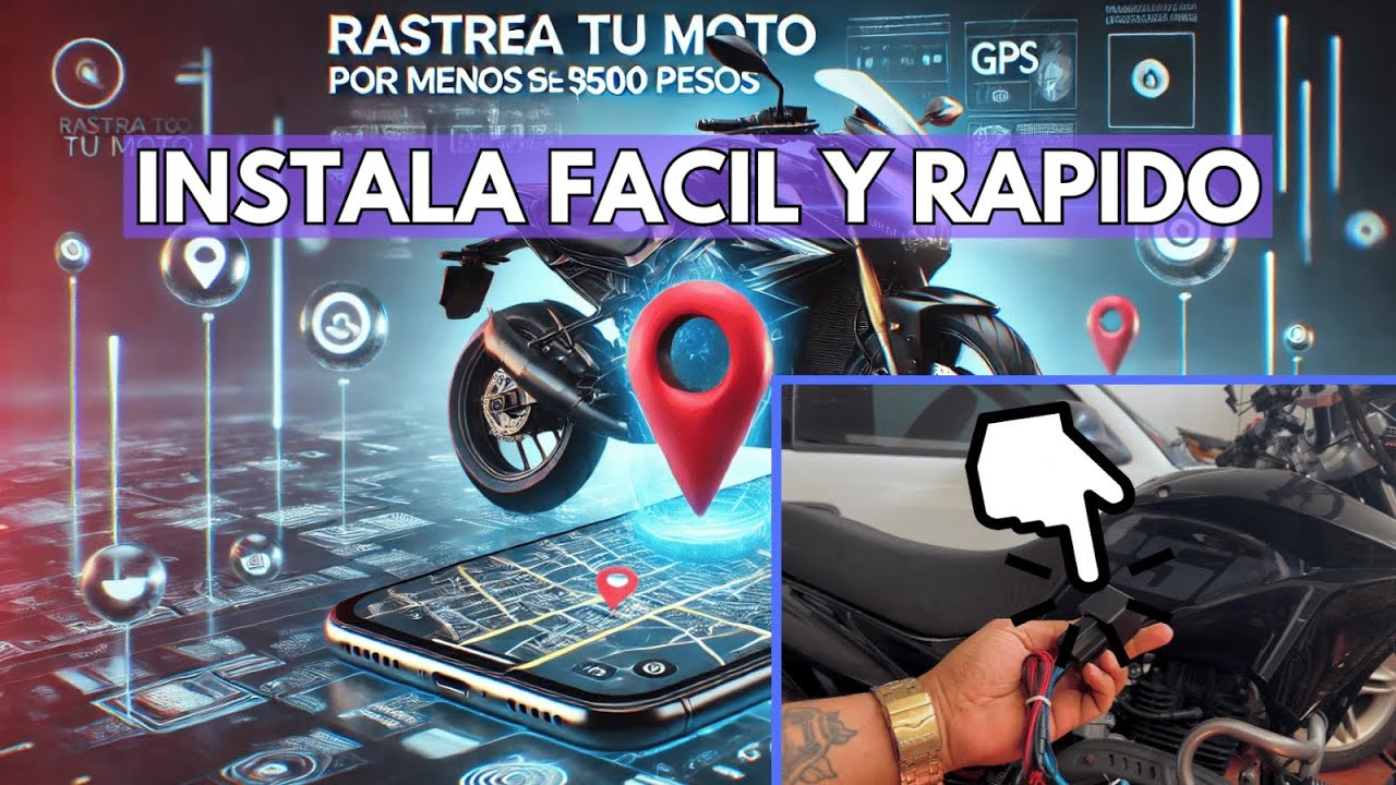El MEJOR GPS Rastreador para Motos (BARATO) - Instalación y prueba
