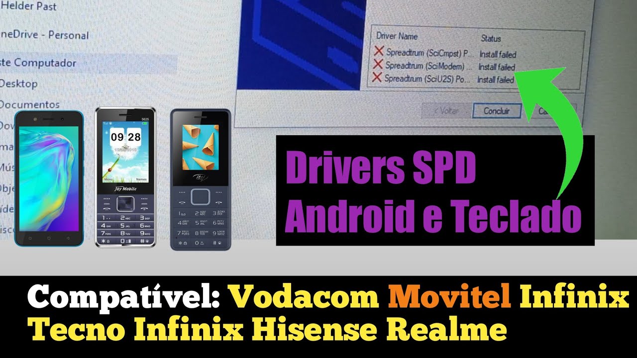Como instalar Driver SPD Spreadtrum no Windows 10-11 Passo a Passo