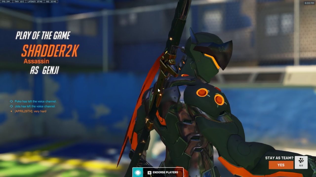 Overwatch 2 Highest Rank Genji Shadder2k Assassin Of Paraiso