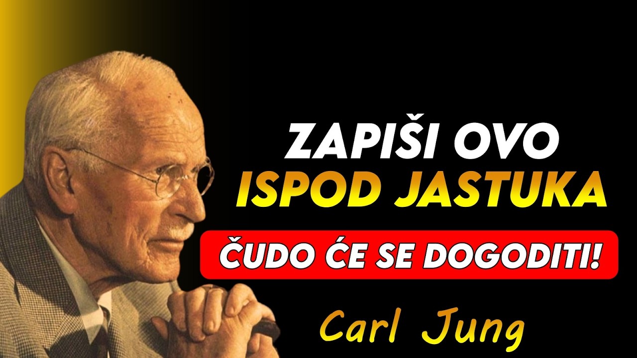 ZAPIŠI OVO NA KOMAD PAPIRA I STAVI ISPOD JASTUKA – DOGODIT ĆE SE ČUDO – Carl Jung