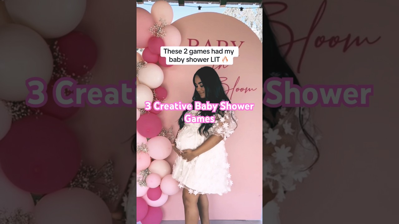 Planning a baby shower? Check out these 3 creative baby shower games! 🎉 #baby #babyshower #games