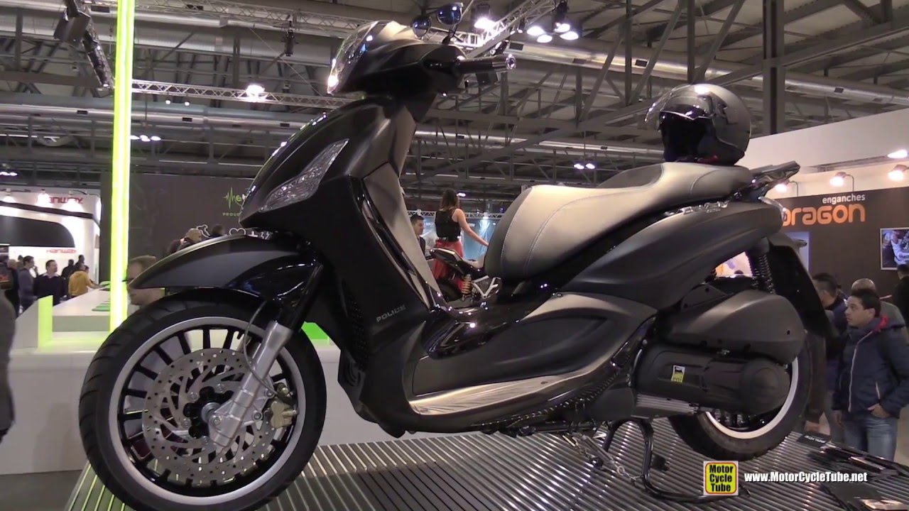 2016 Piaggio Beverly 300 Police Scooter - Walkaround - 2015 EICMA Milan