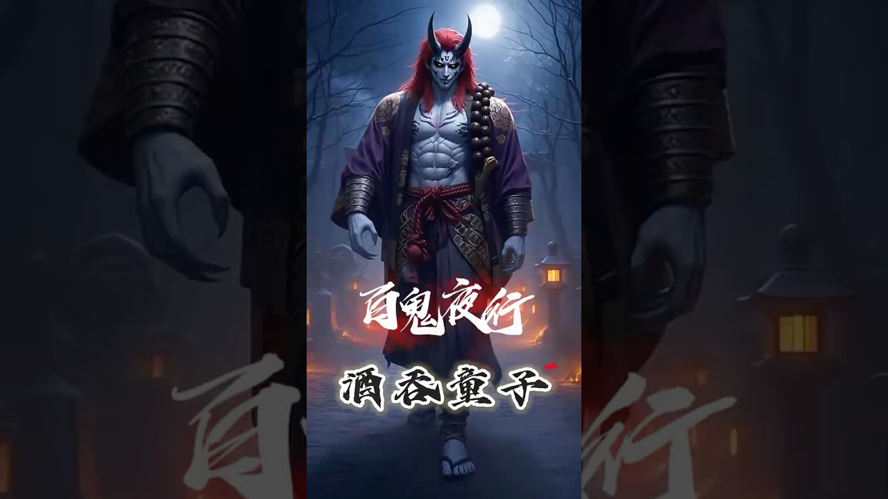 百鬼夜行の酒吞童子｜Shuten-doji of the Night Parade of One Hundred Demons#酒吞童子#日本#百鬼夜行#japan #ghost