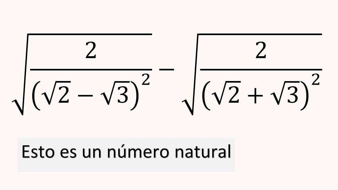 EL RESULTADO DE ESTA OPERACIÓN ARITMÉTICA ES UN NÚMERO NATURAL. Matemáticas Básicass