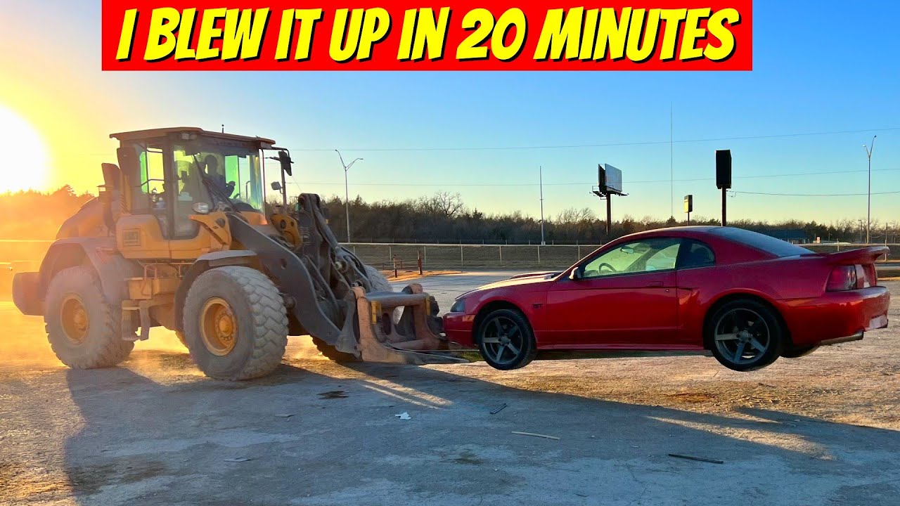 I won a Modded out $1400 Mustang GT From IAA + I Blew it up in 20 Minutes!