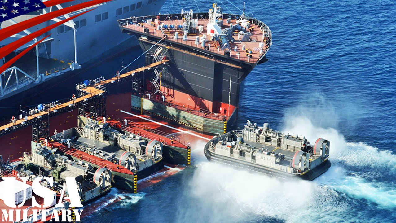 遠征ドック型運搬艦・LCACを3隻同時運用できる海上兵站基地【新艦種】 - Expeditionary Transfer Dock (ESD) USNS Montford Point