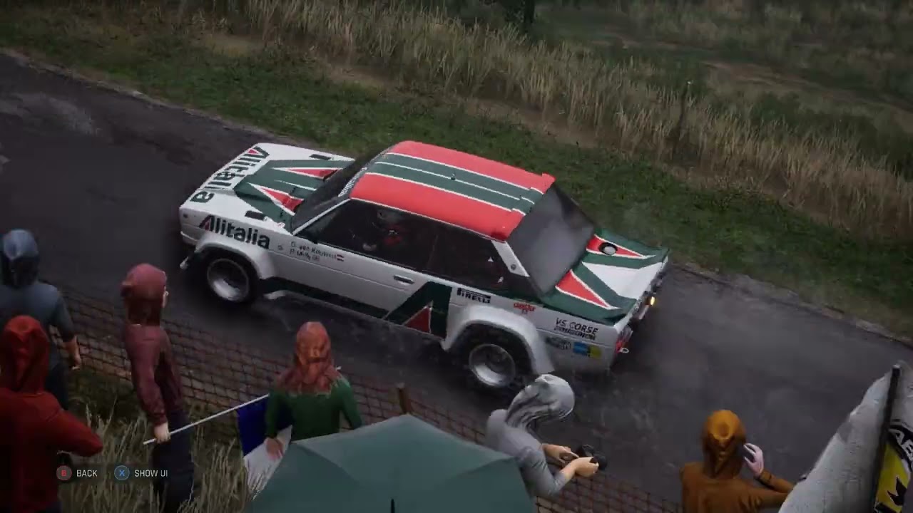 AC Rally | Tearing up french tarmac during a thunderstorm.