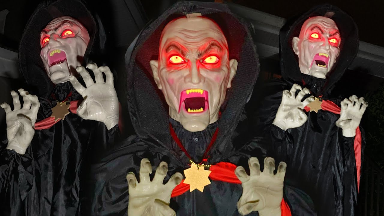 Распаковка и обзор аниматроника Lurching VAMPIRE Halloween