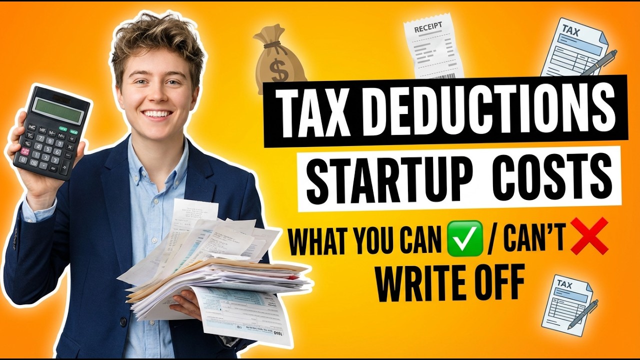Starting a Business-Tax Deductions, Startup Costs, and What you can (and can't) write off: Ep. 19