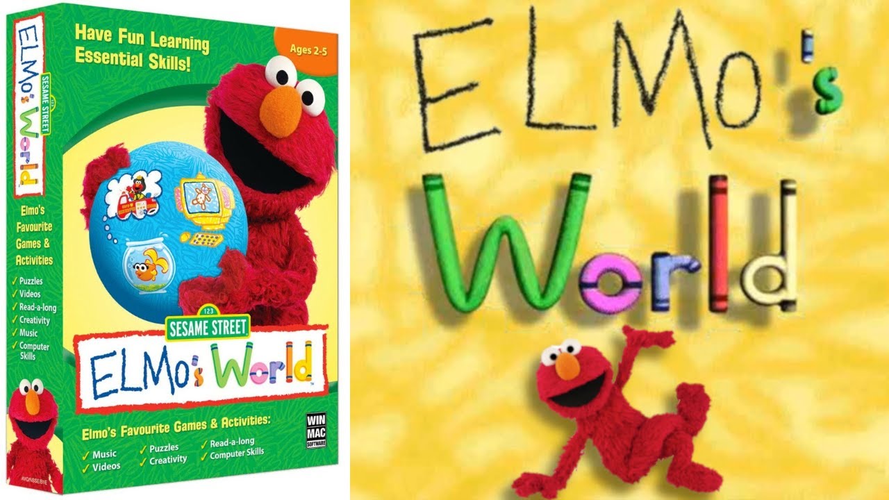 Sesame Street Elmo's World: Favourite Games and Activities (PC,Windows) [2009]. Longplay.