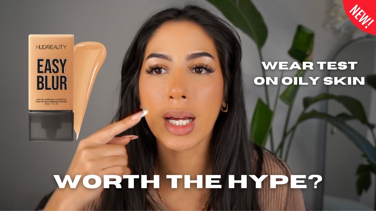 NEW! @Hudabeauty EASY BLUR NATURAL AIRBRUSH FOUNDATION REVIEW