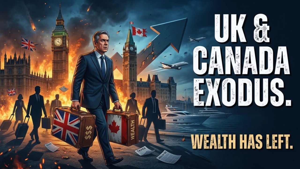 Millionaires Are Leaving the UK and Canada (The Great Wealth Migration)