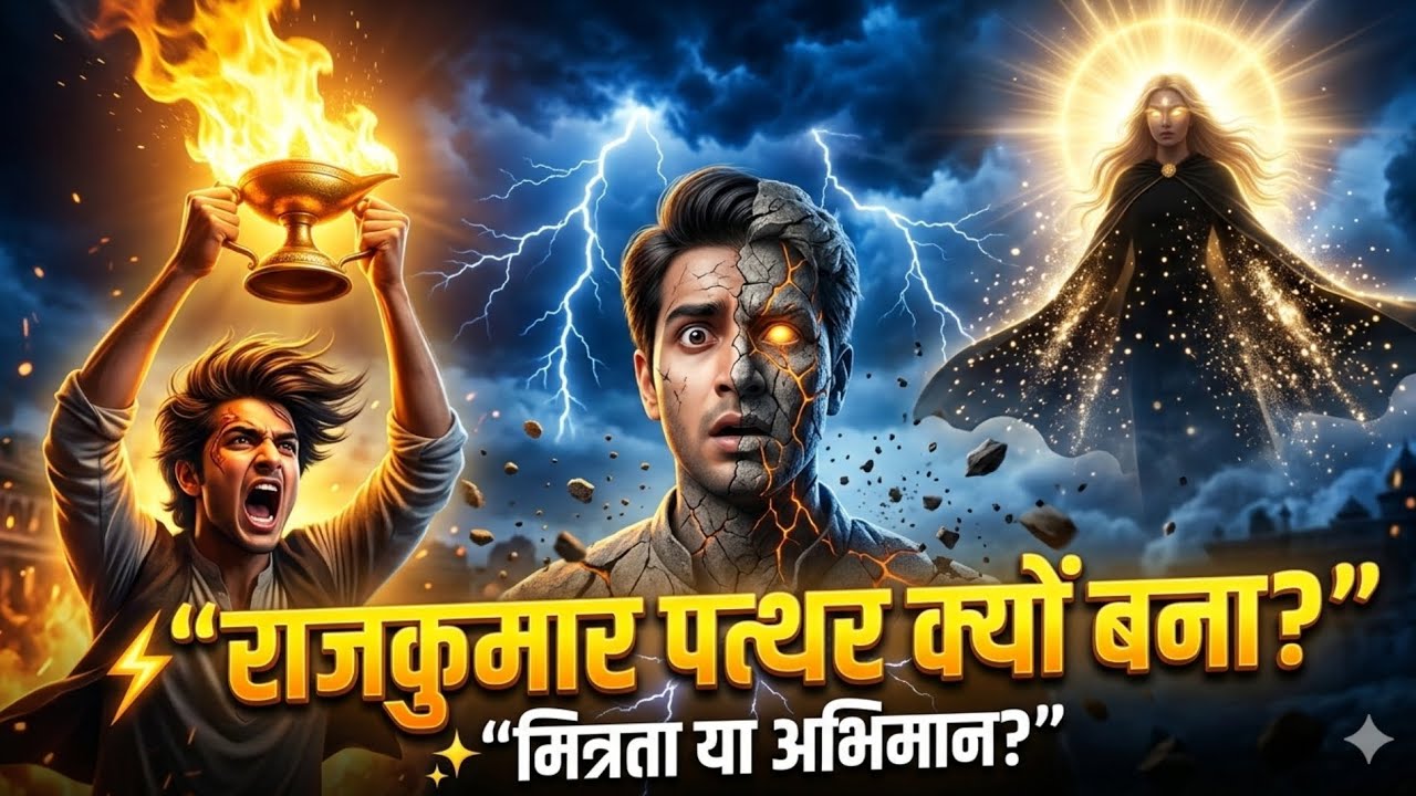 राजकुमार पत्थर क्यों बना?|सच्ची मित्रता और त्याग की अद्भुतकथा #HindiStory#MythologicalStory 