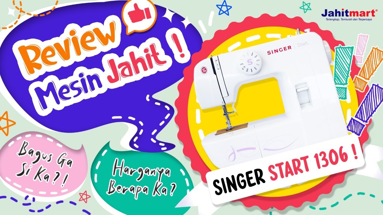 Review Mesin Jahit Portable SINGER START 1306 !