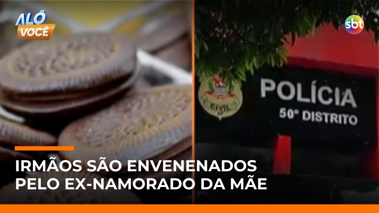 Irmãos são internados após comer alimentos envenenados enviados pelo ex da mãe | #AloVoce