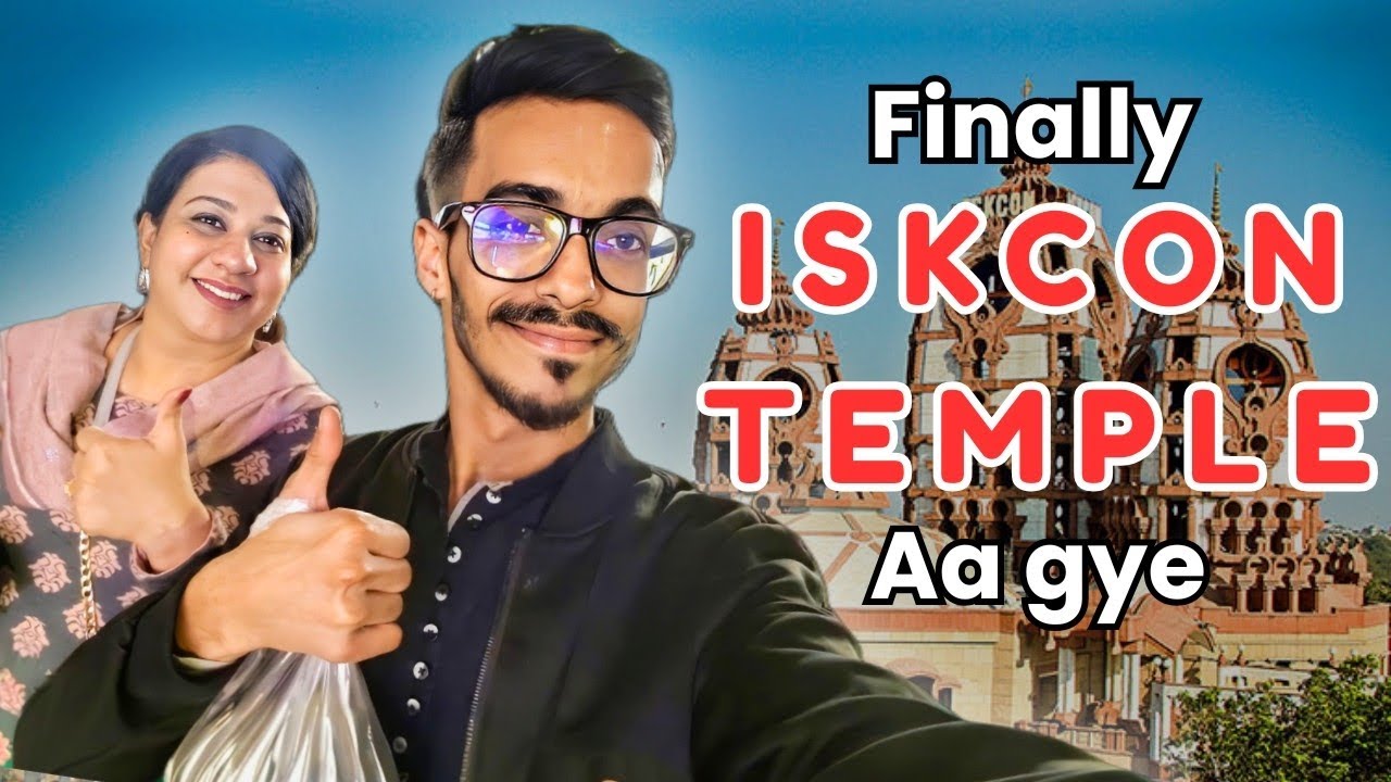 Aaj gaye ISKCON TEMPLE 🥹❤️| Chirag Bajaj Vlogs| Vlog:- 04