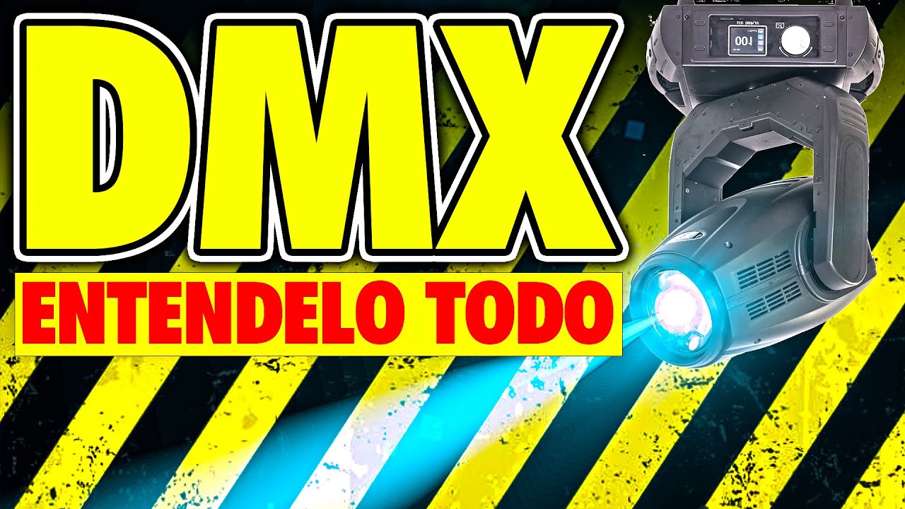 👉QUE ES EL DMX y COMO FUNCIONA || DMX para PRINCIPIANTES || COMO CONECTAR LUCES DMX 512