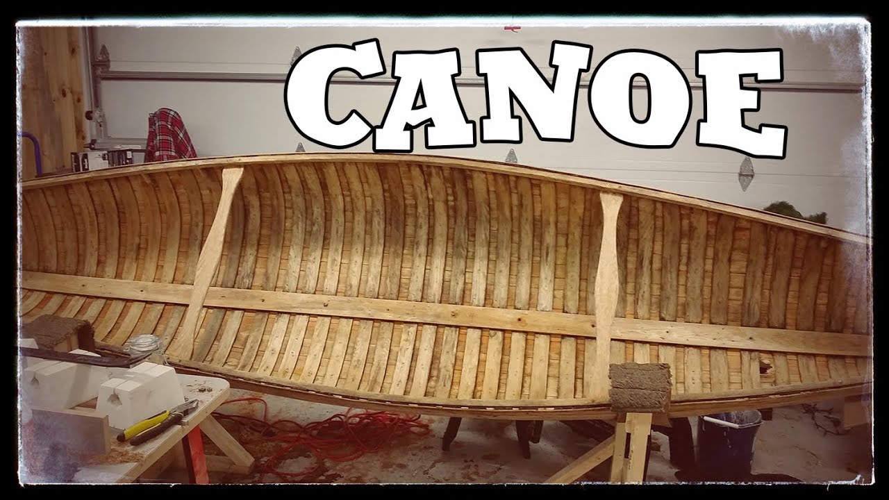 Cedar Plank Canoe Restoration - Ep3: Removing old Canvas and Finish