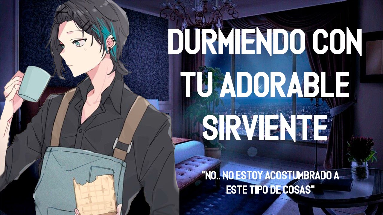 | ASMR Roleplay |  ☕ Durmiendo con tu Adorable Sirviente - Tímido - M4F