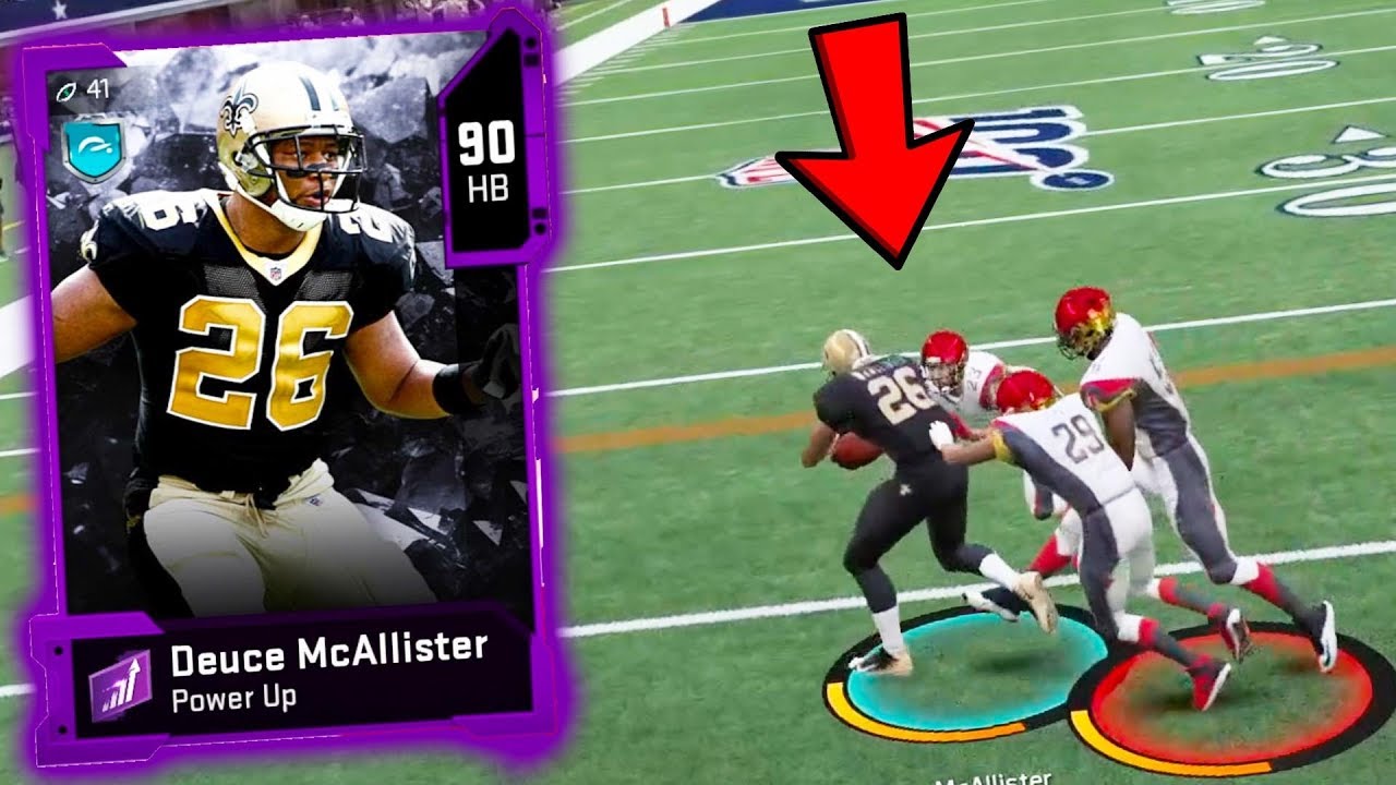 DEUCE MCALLISTER IS TANK! POWER AND SPEED! - Madden 20 Ultimate Team