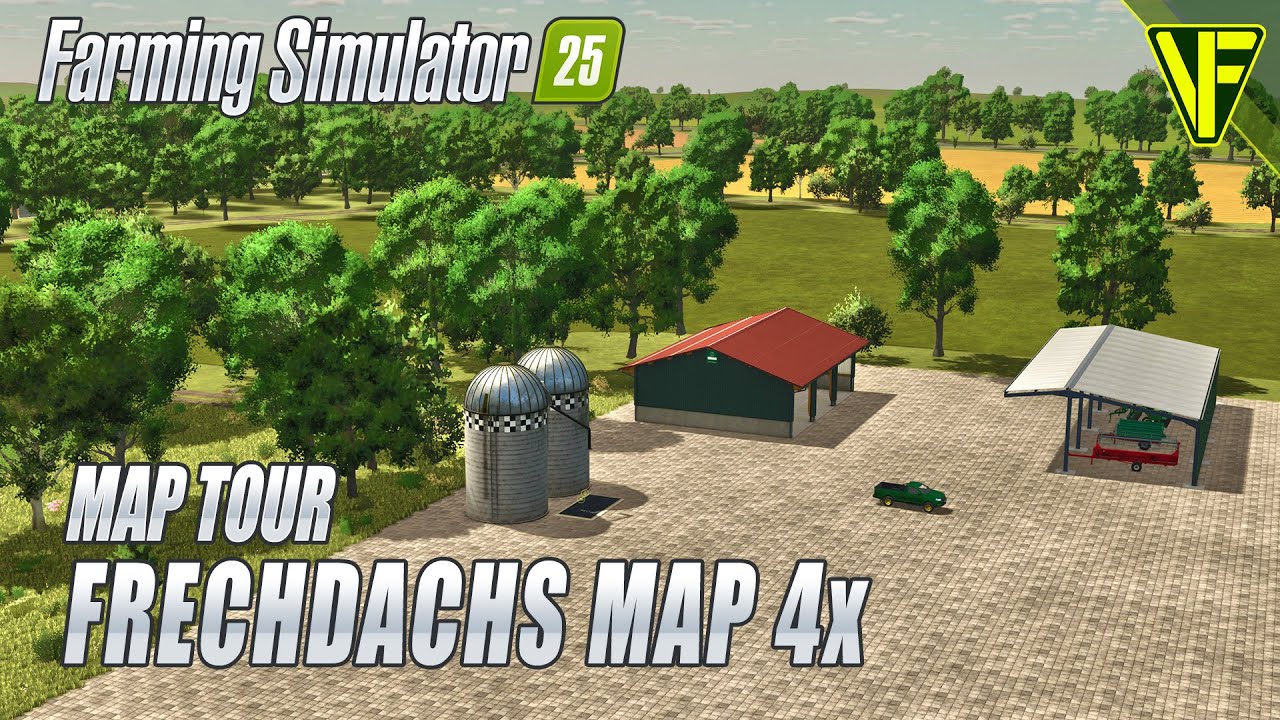 Perfect for A Start From Scratch Multiplayer! | FrechDachs Map 4x | FS25 Map Preview