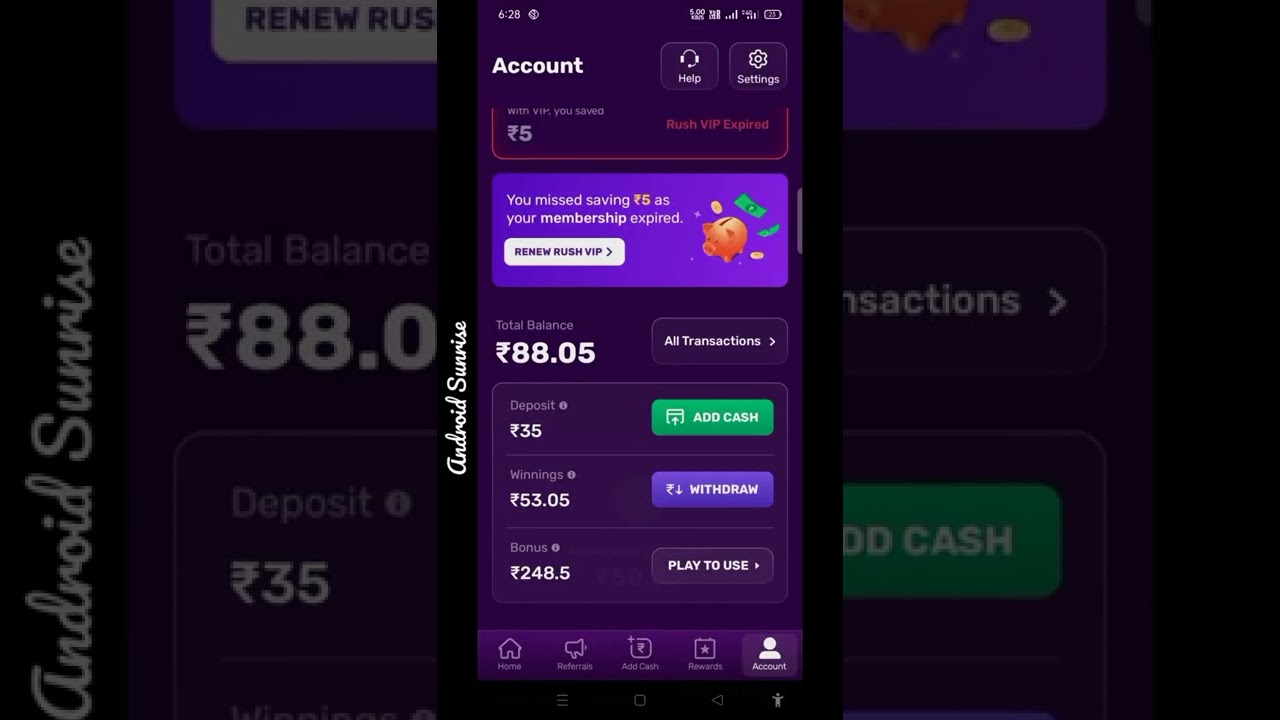 🔴LIVE PROOF RUSH APP WITHDRAWAL #rush #shorts