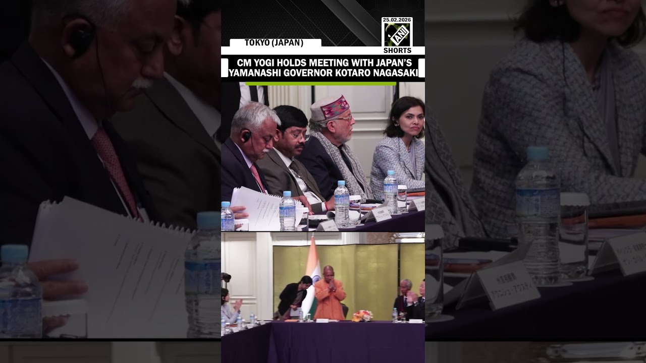 UP CM Yogi Adityanath holds meeting with Japan Governor Kotaro Nagasaki in Tokyo