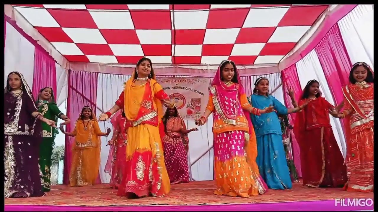 NANHI DUNIYA INTERNATIONAL SCHOOL 🏫 SATNA #DANCE PERFORMANCE #AAO PADHARO MARE DESH