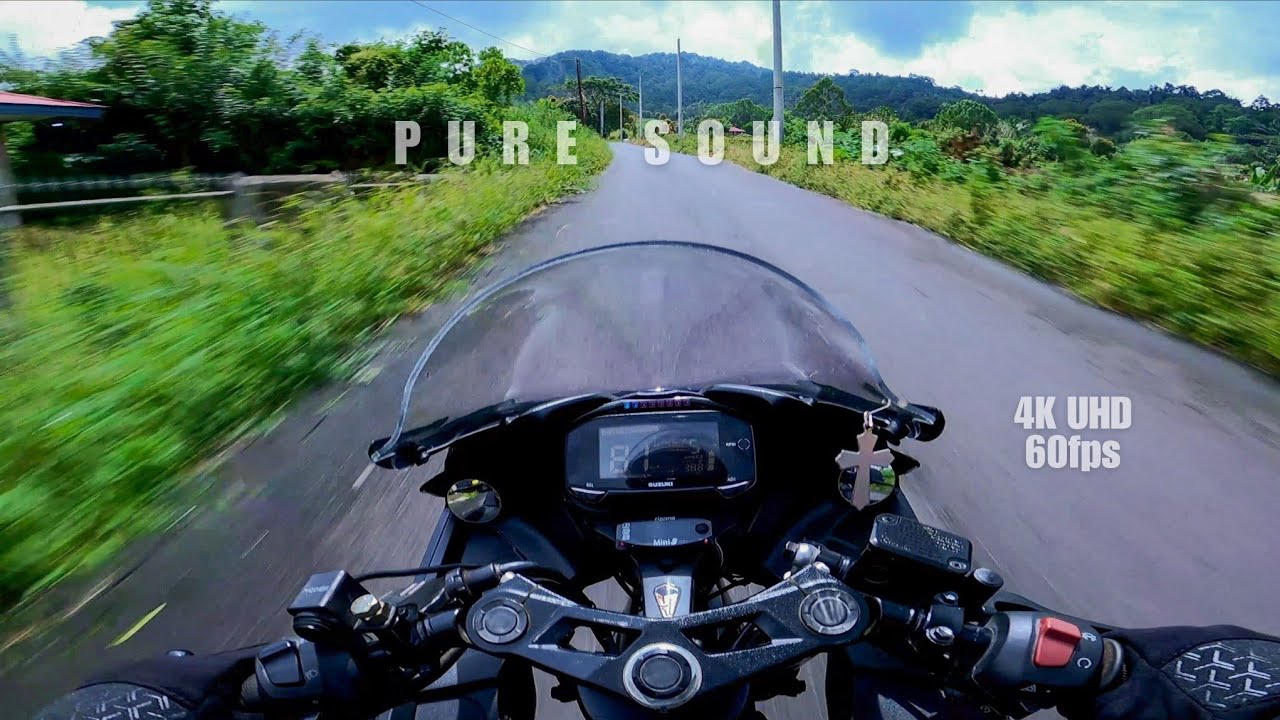 POV Ride To School | Pure Sound ASMR of Suzuki GSX R150 with Quickshifter | 4K UHD 60fps