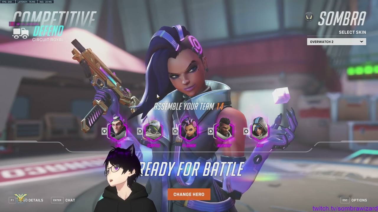 SombraWizard SOMBRA GOD OVERWATCH 2 SEASON 6 TOP 500 GAMEPLAY
