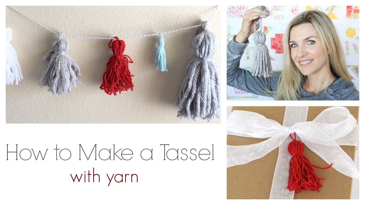 How to Make a Tassel with Yarn