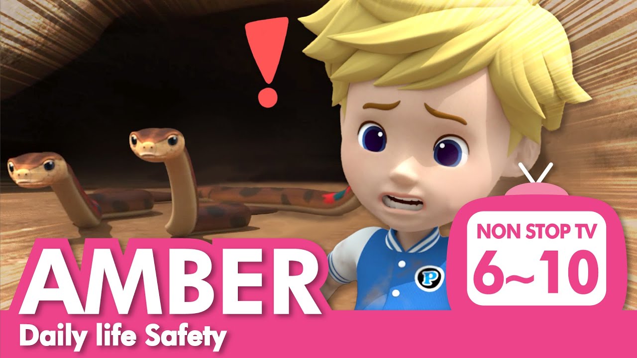 Daily life Safety Full Episodes│06~10 Episodes│AMBER's Safety Series│Safety Episodes│Robocar POLI TV