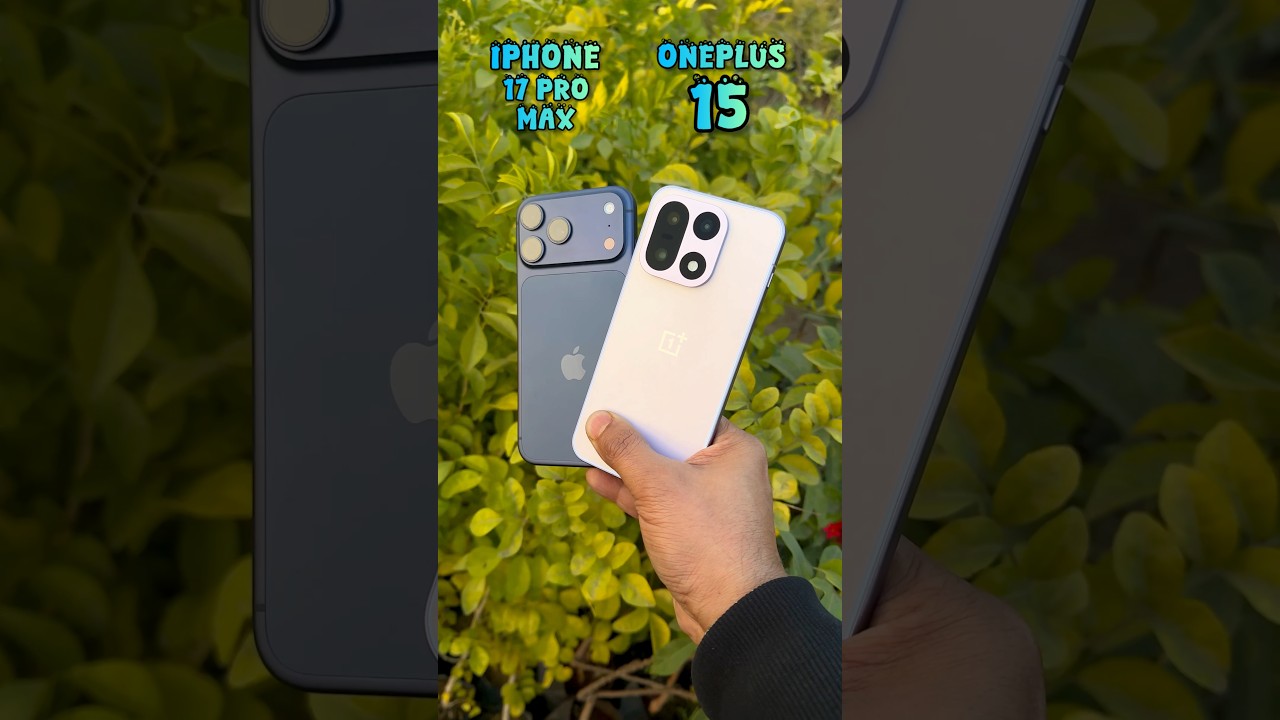 Iphone 17 Pro Max Vs Oneplus 15 Camera Test 