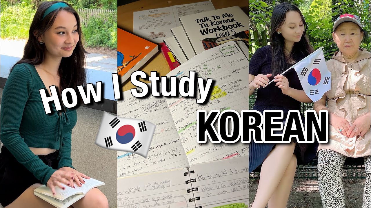 SICH EINE SPRACHE SELBST BEIBRINGEN🤓 SO lerne ich KOREANISCH 🇰🇷 (2023 Update)