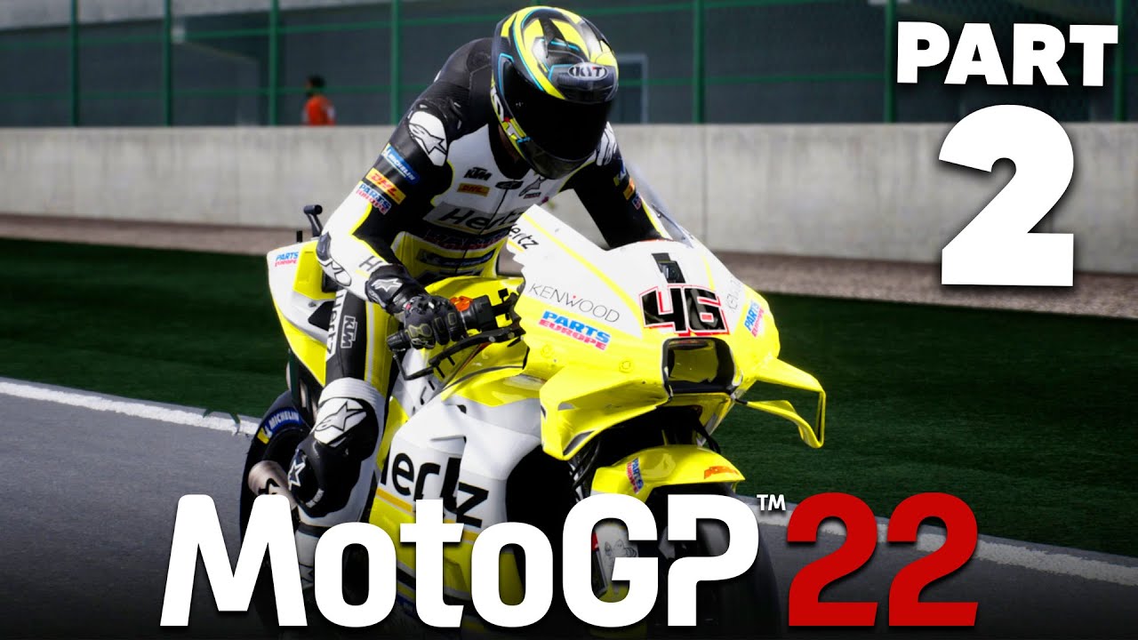 Прохождение игры в режиме карьеры MotoGP 22. Часть 2 — ПЕРВАЯ ГОНКА