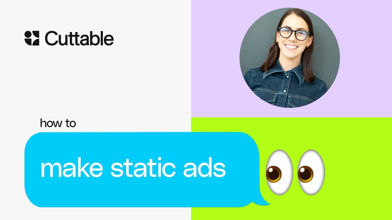 How to Make Static Ads in Cuttable