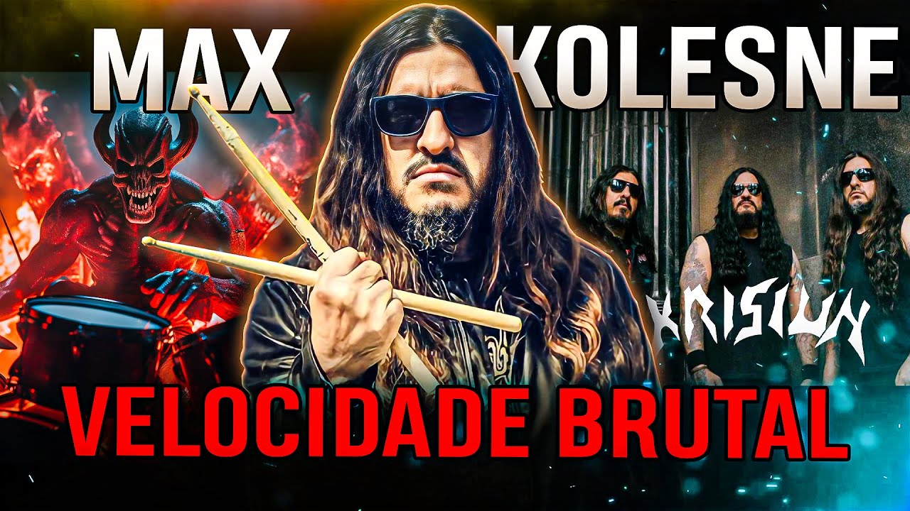 Veja o Baterista Brasileiro RESPEITADO pelos Maiores bateras do Mundo | Max Kolesne