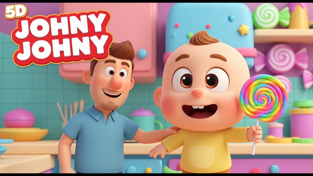Johny Johny Yes Papa 🎵🍭 Fun Nursery Rhyme for Babies & Toddlers