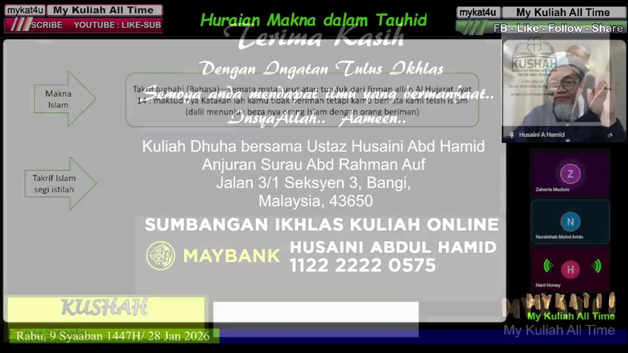 1608. Kitab Suluhan Mubtadi : Surau Abd Rahman Auf Bangi