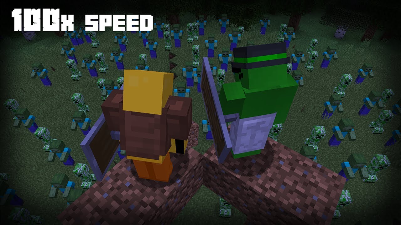 Beating Minecraft at 100x Speed