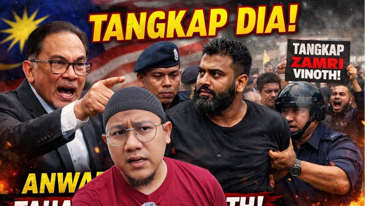 PMX Arah Polis Tahan Pendemo?! Eh Bukan Dulu Dia Yang kaki Demo?! Zamri Vinoth Ditahan!