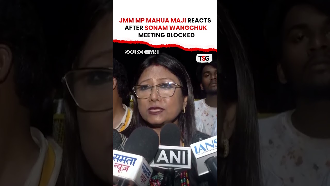 Mahua Maji Slams Authorities After Being Denied Meeting With Sonam Wangchuk | TSG