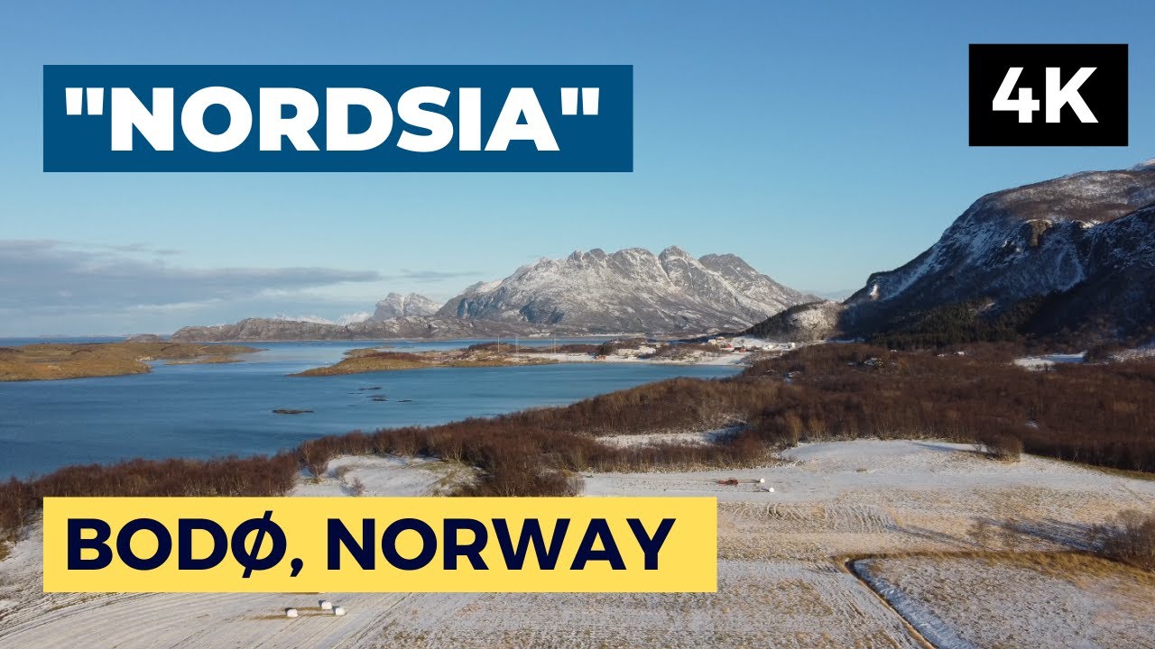Bodø north side area - By drone in late October 2021 - 4K