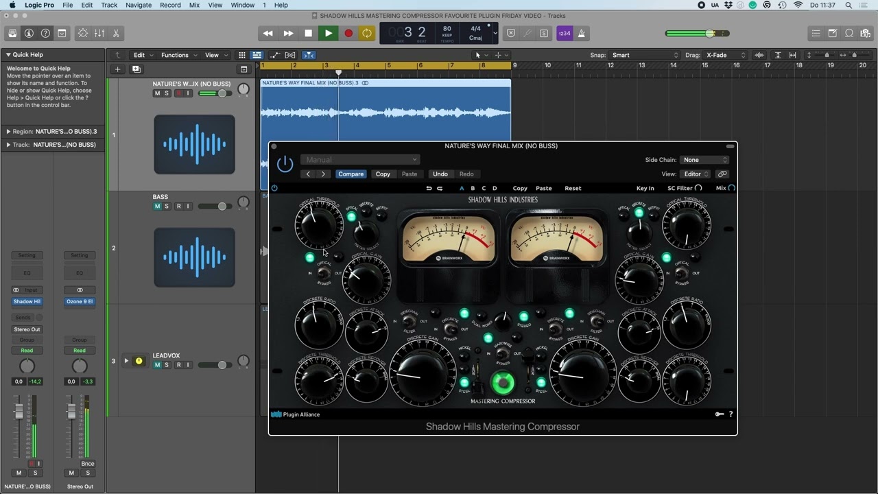 FAVOURITE PLUGIN FRIDAY - SHADOW HILLS MASTERING COMPRESSOR