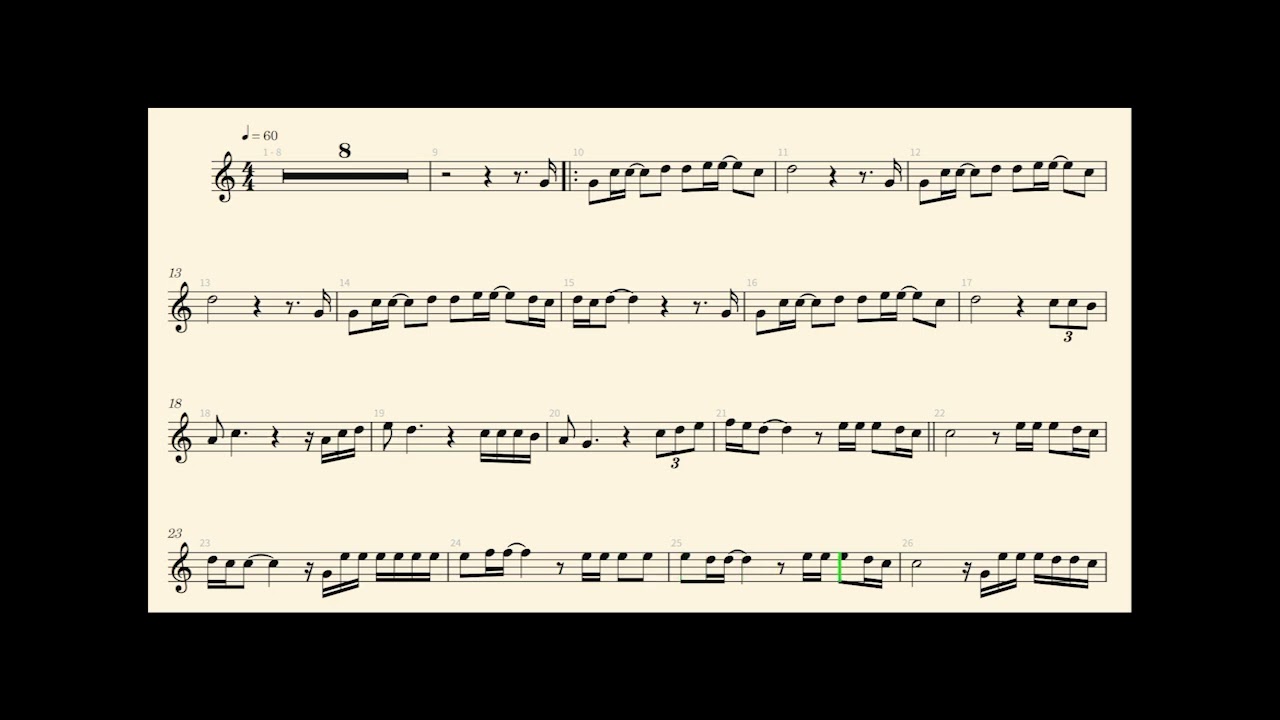 I believe i can fly by R. Kelly - Tenor Sax Play Along